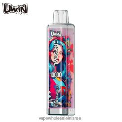 סיגריה אלקטרונית - UWIN CRYSTAL 10,000 אדים חד פעמיים קרח תות 8DLLX9