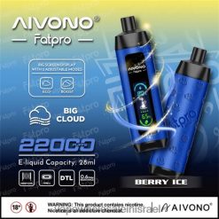 סיגריה E - Aivono Fatpro 22000 קרח ברי T2JL6010