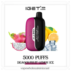 סיגריה E - IGET Moon k5000 64042L20 פרי דרקון קרח לימון