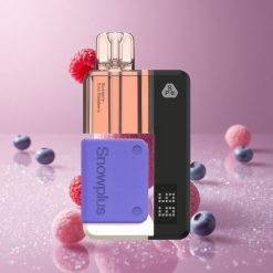 Snowplus Swift 15000 פּוּפִּים עוֹגבָּה חַמּוּצִית אוכמניות 2+10 מ"ל נוזל