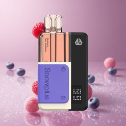 Snowplus Swift 5000 Puffs תות חמוץ כחול סוללה 1000 mAh