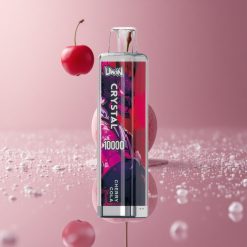 UWIN Crystal 10000 Puffs דובדבן קולה RGB הארה