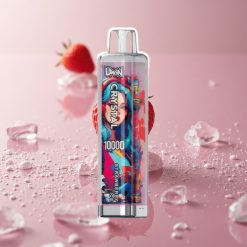 UWIN Crystal 10000 Puffs תות קרח עם תאורת RGB