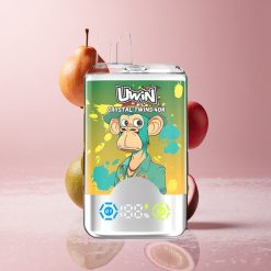 Uwin Crystal Twins 40000 Puffs קיווי פסיפלורה גוואבה שני תפוחים סוללה נטענת 850mAh