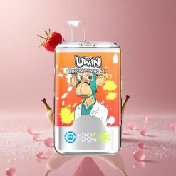 UWIN Crystal Twins 40000 Puffs תות בננה אהבה 66 סוללה נטענת 850mAh
