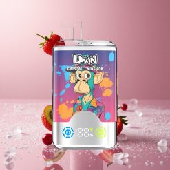UWIN Crystal Twins 40000 Puffs תות קיווי ענבים קרח עם סוללה נטענת 850mAh