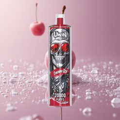 Uwin Shisha Hookah Crystal 20000 Puffs דובדבן קרח 22מ"ל