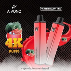 Vape Store Jerusalem - Aivono AIM FREAK 4000 קרח אבטיח T2JL60253
