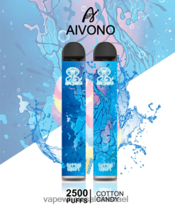 Vape Store Jerusalem - Aivono AIM SNAKE 2500 צמר גפן מתוק T2JL60303