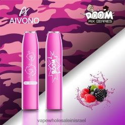 Vape Wholesale In Israel - Aivono AIM BOOM 600 פירות יער מעורבים T2JL60361