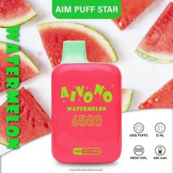 Vape Wholesale In Israel - Aivono AIM PUFF STAR 6500 אֲבַטִיחַ T2JL60291