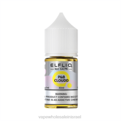 Vape Wholesale In Israel - ELFBAR ELFLIQ NIC SALT 30 מ"ל P&B Cloudd 2RN421