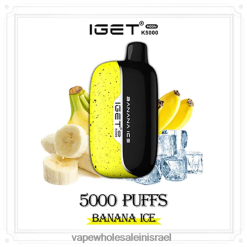 Vape Wholesale In Israel - IGET Moon k5000 64042L11 קרח בננה
