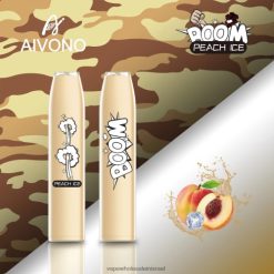 Vape Wholesale Jerusalem - Aivono AIM BOOM 600 קרח אפרסק T2JL60362