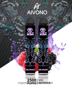 Vape Wholesale Jerusalem - Aivono AIM SNAKE 2500 מערבבים פירות יער T2JL60312