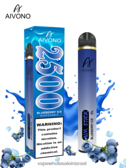 Vape Wholesale Jerusalem - Aivono AIM STICK 2500 קרח אוכמניות T2JL60152