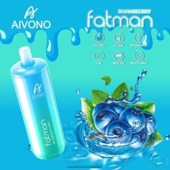 Vape Wholesale Jerusalem - Aivono FATMAN 6800 אוכמניות מנטה T2JL6022