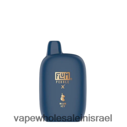 Vape Wholesale Jerusalem - FLUM PEBBLES 6000 פחזניות (מהדורת חג המולד) כחול קפוא N28TNH2