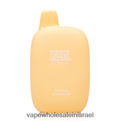 Vape Wholesale Jerusalem - FLUM PEBBLES 6000 שאיפות גלידת וניל N28TNH52