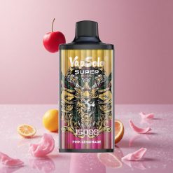 Vapsolo Super 15000 פלאפים דיספוזבל סופר פינק לימונדה סוללה 850mah
