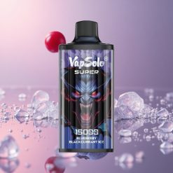 Vapsolo Super 15000 Puffs 40ml אוכמניות שחורות ובלויברי Ice