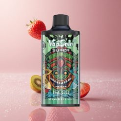 Vapsolo Super 15000 Puffs תות קיווי סוללה 850mah