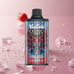 Vapsolo Super 15000 Puffs תות קרח 40ml