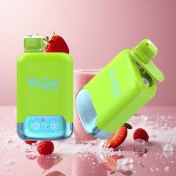 Vapsolo Twins 20000 Puffs תות קיווי ותות פטל דובדבן קרח גודל נוזל: 40 מ"ל