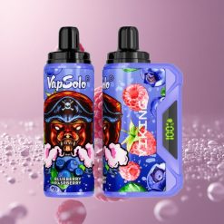 VapSolo VIKING 12000 Puffs אוכמניות פטל 22 מ"ל נוזל